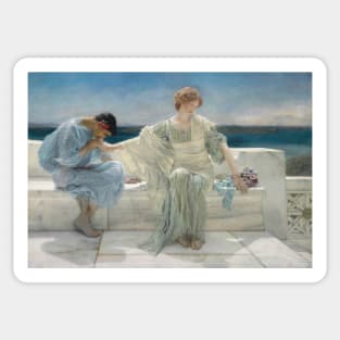 Lawrence Alma-Tadema - Ask Me No More Sticker